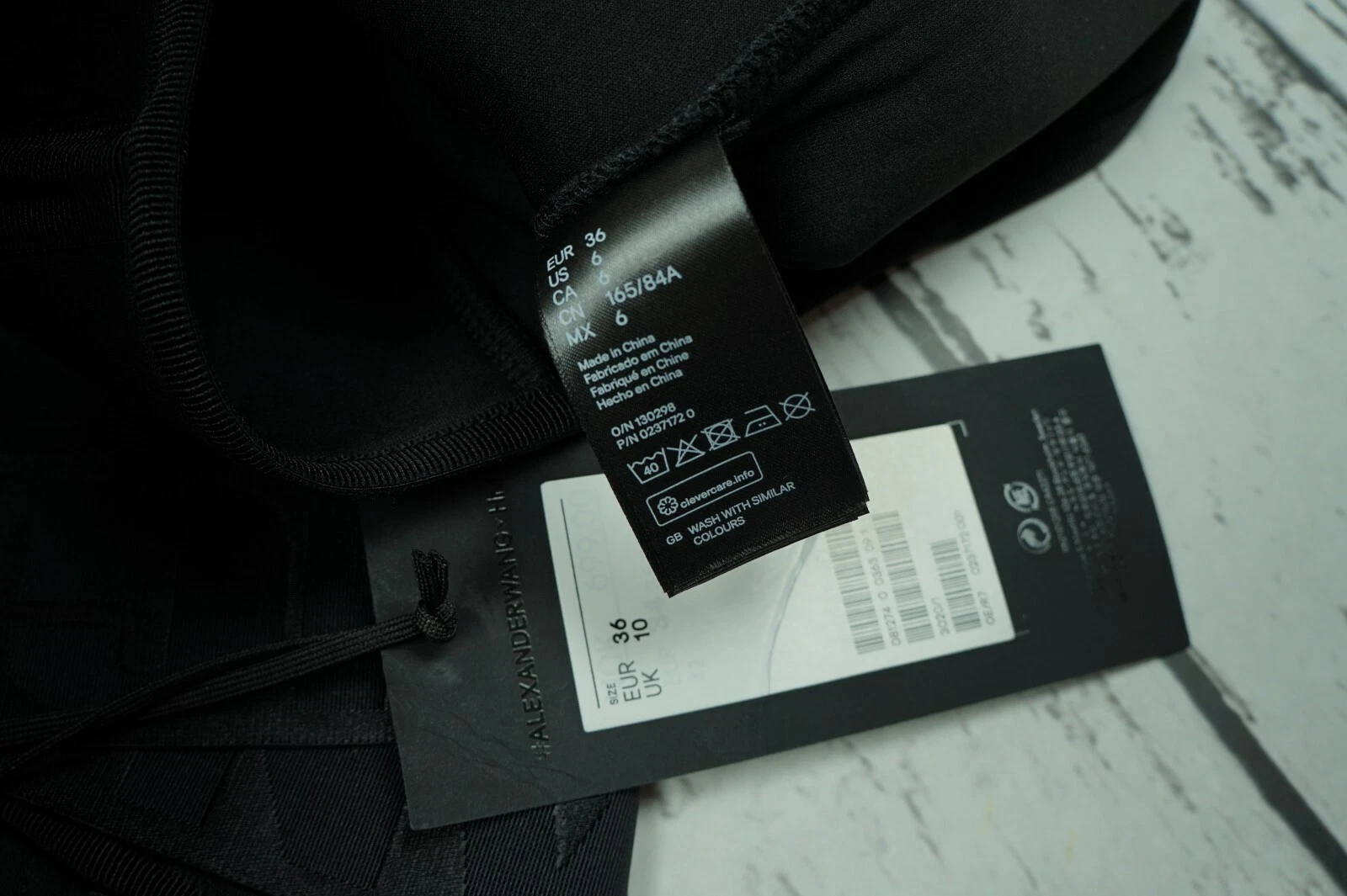 Abito nuovo con etichette Alexander Wang x H&M Bodycon stile subacqueo US6 6 EUR36 36 UK10 10