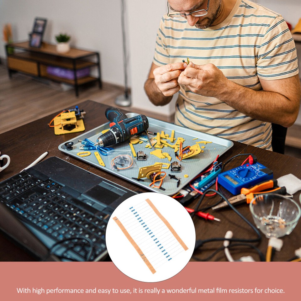 600 Pcs 1/ 4W Resistor Kit 1/4W Resistors Electrical Resistor Kit eBay