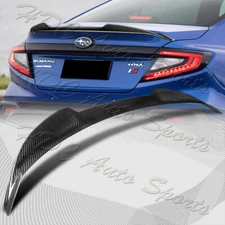For 2022-2025 Subaru WRX Sedan Carbon Fiber Rear Trunk Duckbill Spoiler Wing