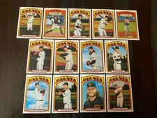 2021 Topps Heritage No SP Baseball San Francisco Giants Base MLB Hand Collated T