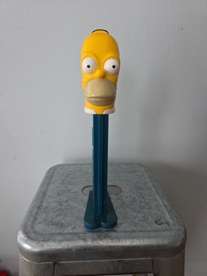 #ad Vintage Large Homer Simpson Pez Candy Dispenser 13quot; Tall. Sound Works $17.10