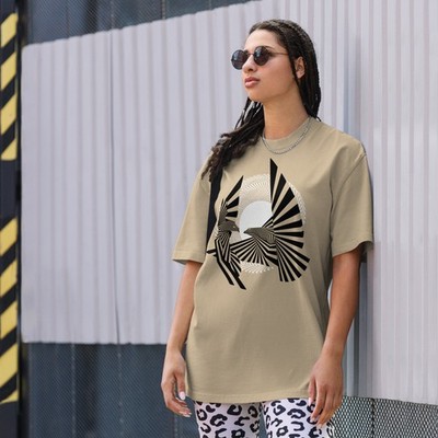 Birds of Peace Oversized Faded T-Shirt