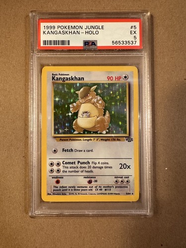 Kangaskhan (Unlimited) graded PSA 5 for sale on eBay