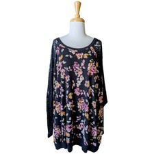 NEW Torrid Floral Lace Raglan Top 4X Soft Girl Romantic Whimsygoth Cottagecore