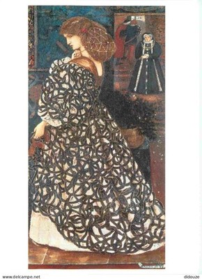 Postcard - Art - Painting - Edward Burne-Jones - Sidonia von Bork - Museum d