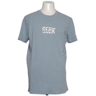 Seek Discomfort, T-shirt, Größe: L, Blau, Einfarbig, Herren #ht3