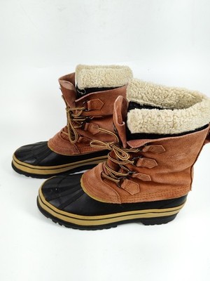 COLEMAN MEN'S EXCURSION SERIES FELT LINED SNOW BOOTS SIZE 11 PRE OWNED