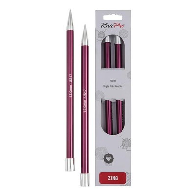 Knit Pro Zing Jackennadeln30 cm12,00 mm, Lila