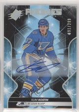 2019-20 SPx Rookies Auto 91/299 Tier 1 Rookies Klim Kostin #55 Auto 06ci