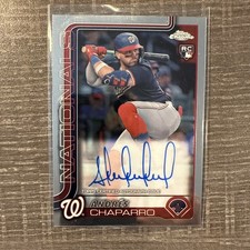 2025 Topps Chrome - Rookie Autographs Andres Chaparro #RA-AC (AU, RC)