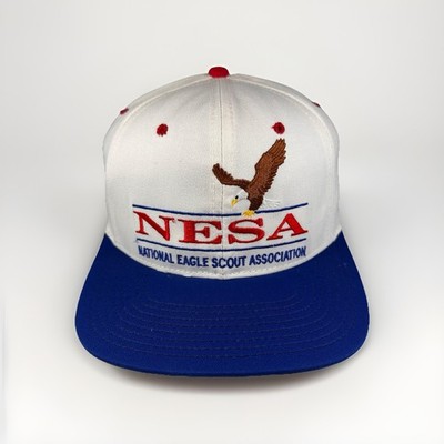 Vintage National Eagle Scout Association Hat 90s NESA Snapback Boy Scouts Cap