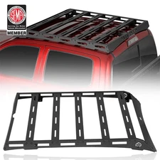 Discovery Roof Rack Storage Cargo Carrier For Toyota Tacoma 2005-2023 Double Cab