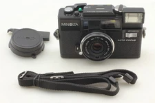[ Near MINT ] Minolta Hi-Matic AF-D 35mm Film Camera 38mm F2.8 Lens From JAPAN