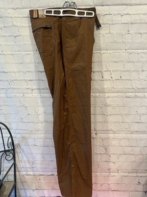 Prana Mens Stretch Zion Slim Pant II DARK IRON (RUST) Hiking Cargo 40 X 30
