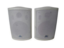 Crestron 80 watt FS6-W speaker pair white - Free Shipping.
