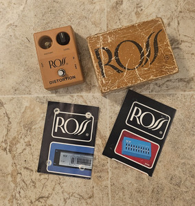Ross Distortion Original Overdrive Vintage 1979 Guitar Effect Pedal