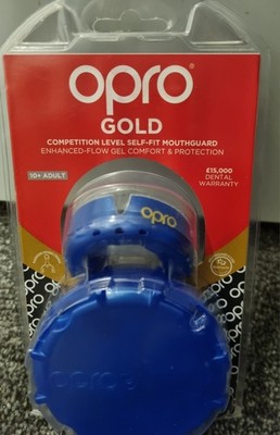OPRO Gold Braces Ultra-Fit Mundschutz Level 10+ Erwachsene