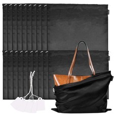20 Pack Dust Bags for Purses and Handbags, Silk Dust Cover Storage Bags, Travel
