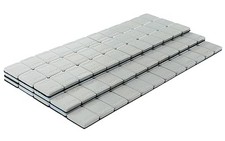 1/4 OZ. Adhesive Stick on Wheel Weights, 360 pcs, Gray Silver