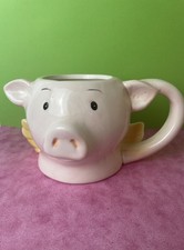 Pier 1 Imports Flying Pig Mug Winged Shaped C...