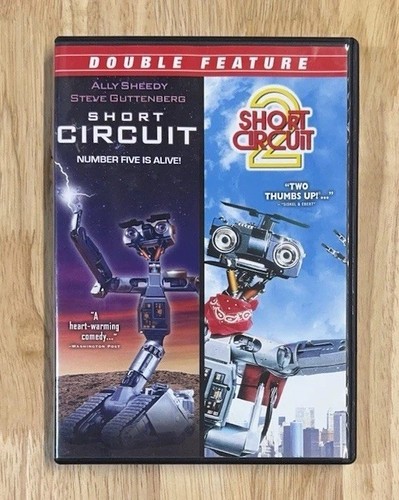 Short Circuit / Short Circuit 2 Double Feat Ally Sheedy Steve Guttenberg DVD OOP