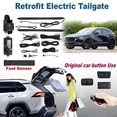 2025 mazda cx30 cigarette lighter For CX-30 2020-2022 Black Steels Console Panel Cover Power Liftgate Fit for Mazda