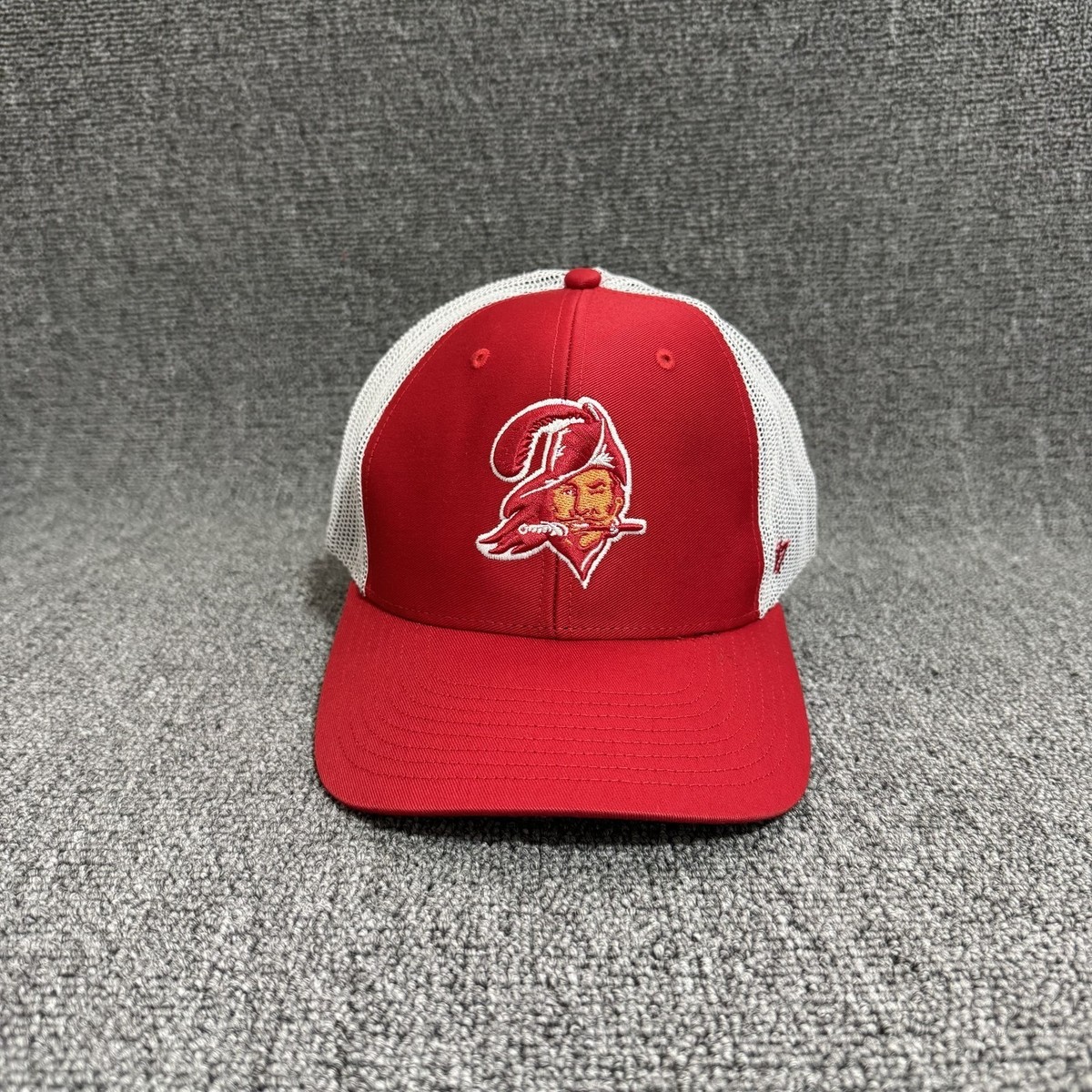 '47 Brand Tampa Bay Buccaneers Retro Trucker Snapback Red White OSFA Hat