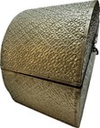Vintage Ronita Smith Collection India Metal Dome Trunk Jewelry Box Chest AL-596 — photo 3