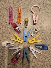Vintage Plastic Clothespins