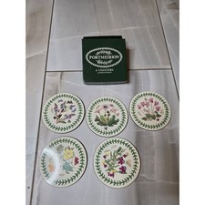 Portmeirion Botanic Garden Coasters Set of 5 Susan Williams-Ellis New Zealand