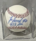 Lee Smith Autographed Signed Major League OML Autograph Baseball '478 Saves'