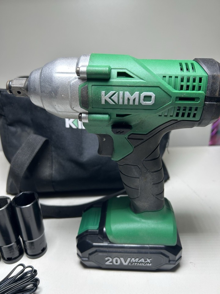 TESTED Kimo 3605W Cordless Impact Wrench W/Battery & Charger FREE S&H ...