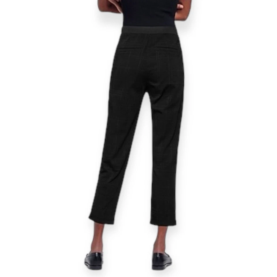 PATRIZIA PEPE 女式 40 8 码黑色棉混纺口袋后踝裤 — 第 2/4 张图片