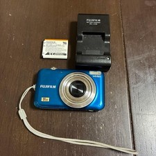FUJIFILM Finepix JX280 Blue Tested Working With Battery Charger From Japan