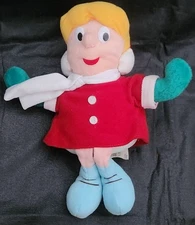 Frosty the Snowman KAREN plush Christmas stuffed character CVS Stuffins 8"L 1999