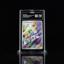 Bulbasaur 143/142 Sv07 Stellar Crown Illustration Rare Holo English TAG 10 2024