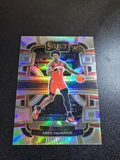 2023-24 Panini Select - Concourse Amen Thompson #96 Silver Prizm (RC)