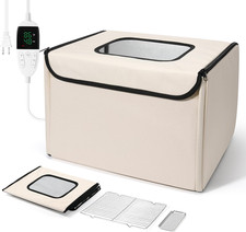 Bread Proofer & Dough Proofing Box – Foldable Sourdough Fermentation Box with Ad