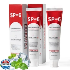 SP-6 Probiotic Whitening Toothpaste, SP-6 Probiotic Toothpaste, Enhanced Form
