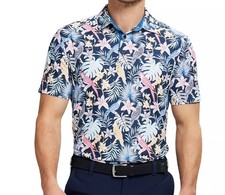 Men's IZOD Printed Golf UPF 50 Polo Size M