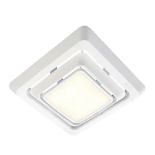 Broan NuTone FG600 Bathroom Exhaust Fan Grille/Cover with LED Light (White)