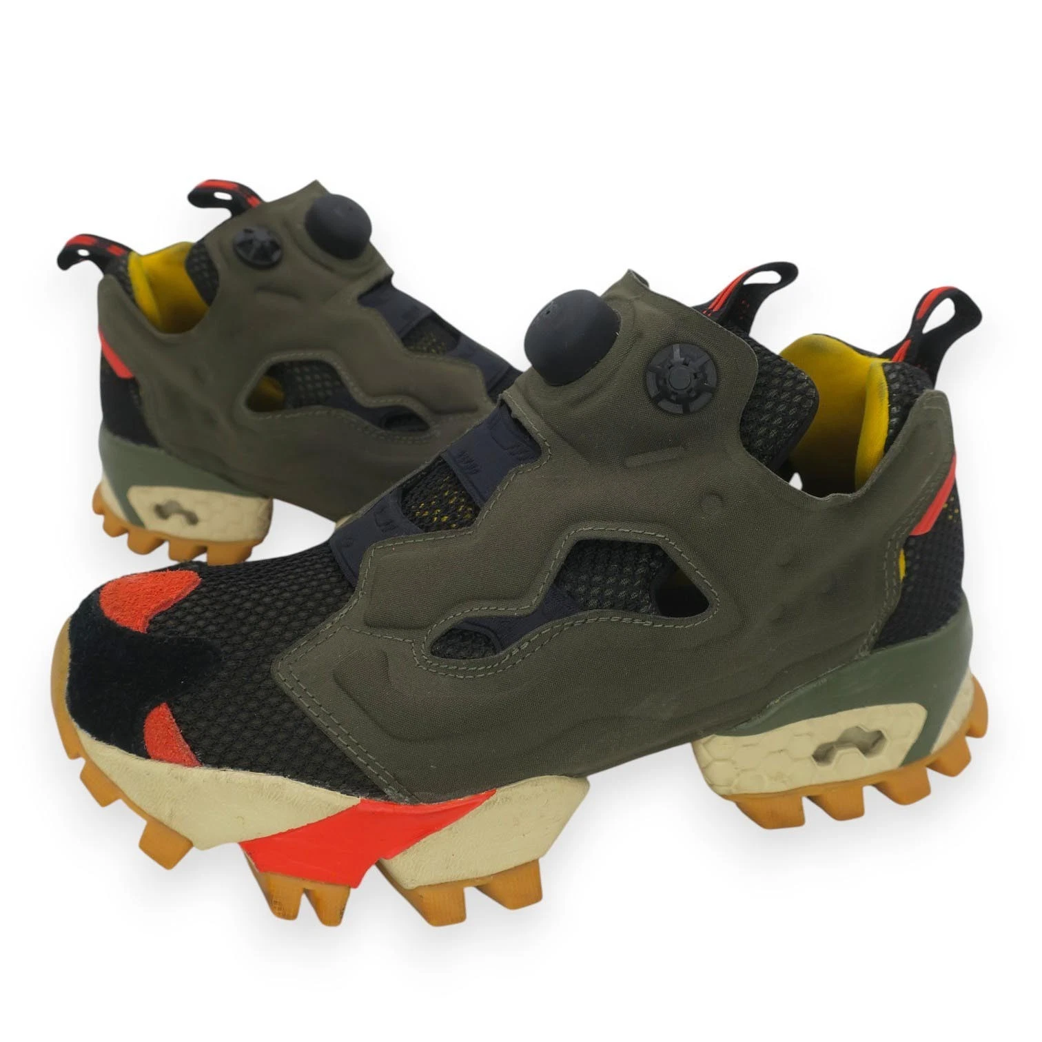 Reebok InstaPump Fury Trail Poplar Green Black FV1580 Men's 5.5 EUR 36.5