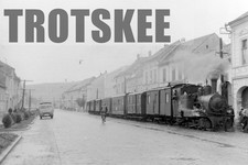 35mm Negative CFR Romania Railways Steam Loco 764 008 1968 x2