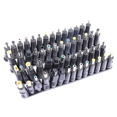 56 Pcs/Set Universal Plug 56Pcs DC  5.5X2.1mm DC Head Jack  to Plug 6934