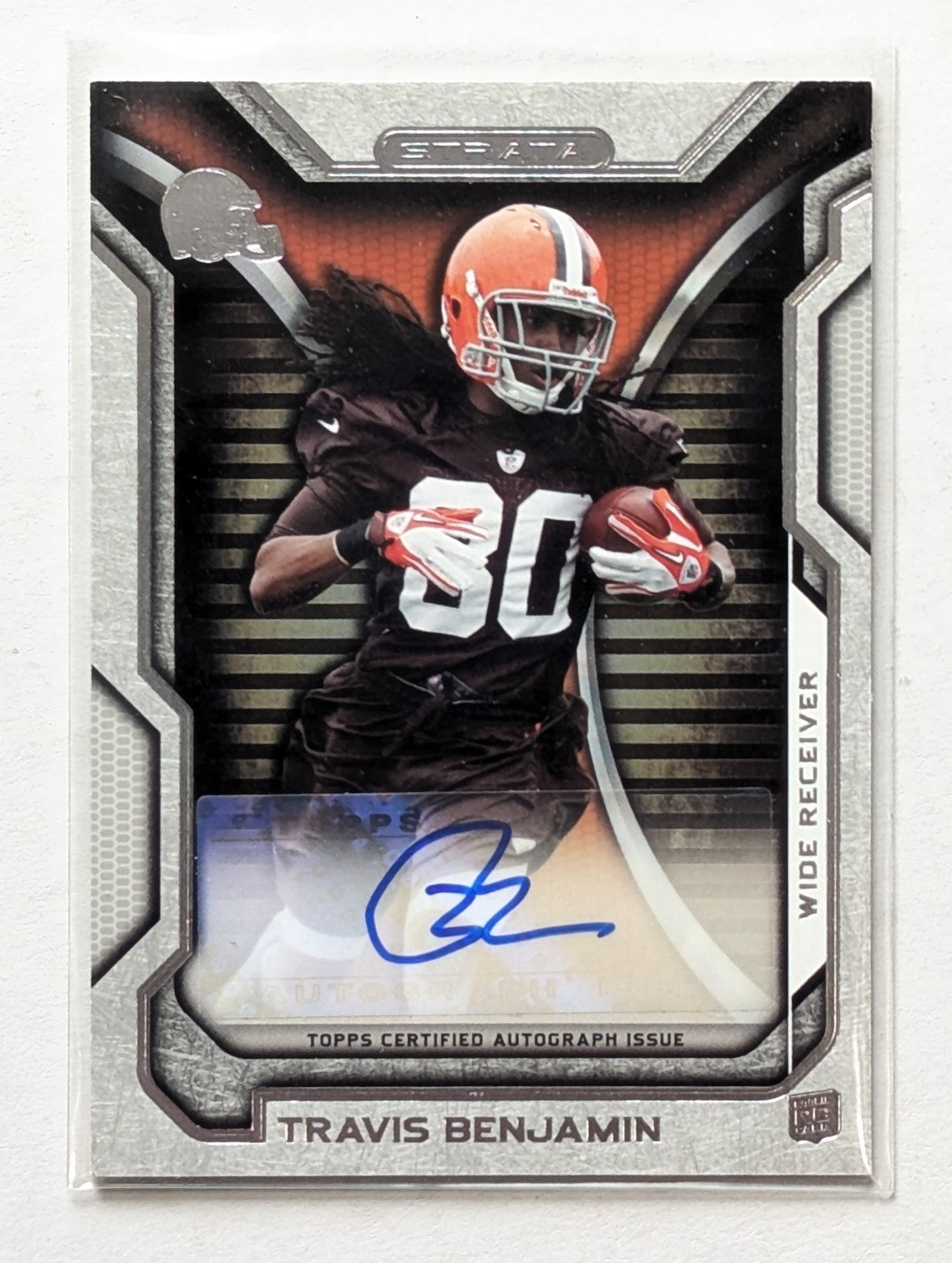 Travis Benjamin Topps Strata Rookie Autographs #RATB Base