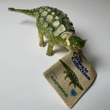 SAFARI LTD Carnegie Ankylosaurus 2004 Green Dinosaur Toy Figure W/ Tags