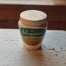 Vintage Milk Glass Jar Pacqiins anti-detergen...