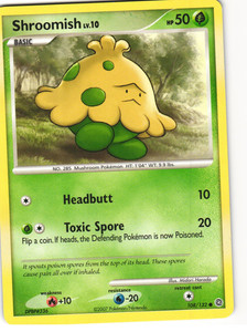 Shroomish Common Pokemon TCG Secret Wonders 108/132