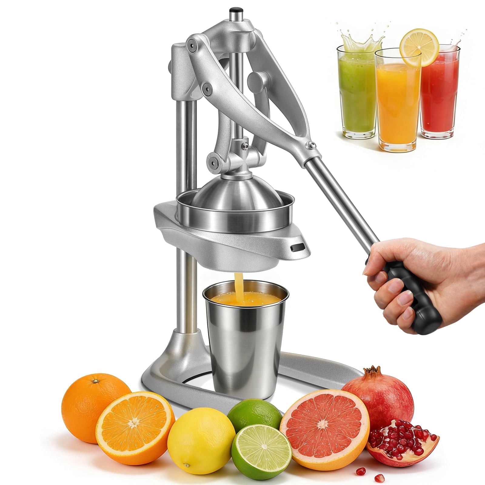 Sopito Manual Juicer Press Cast Iron Hand Press Juicer Stainless Steel Citrus 13490₽