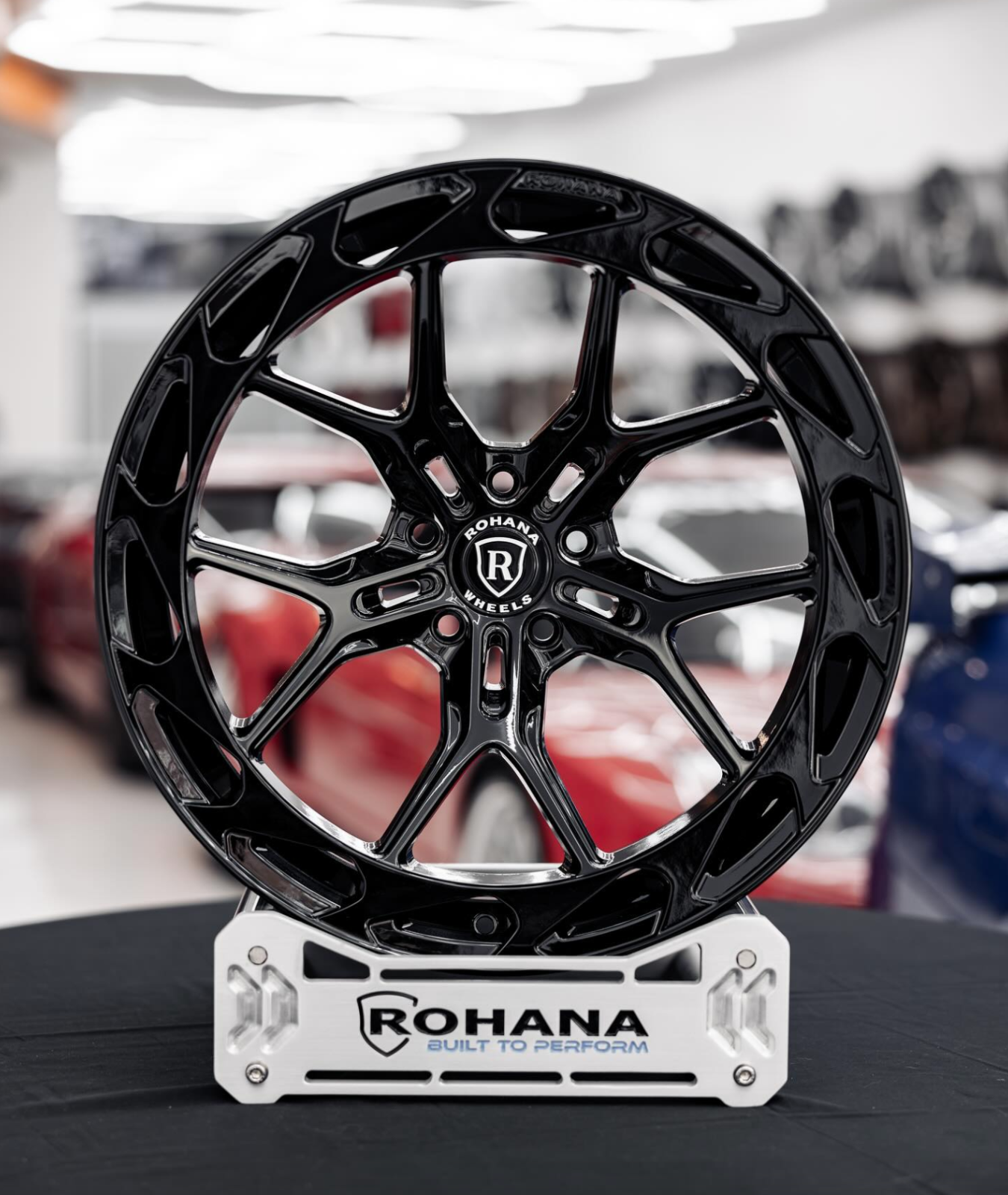 20” ROHANA RFX19 GLOSS BLACK WHEELS RIMS fit LAMBORGHINI HURACAN R8 ...